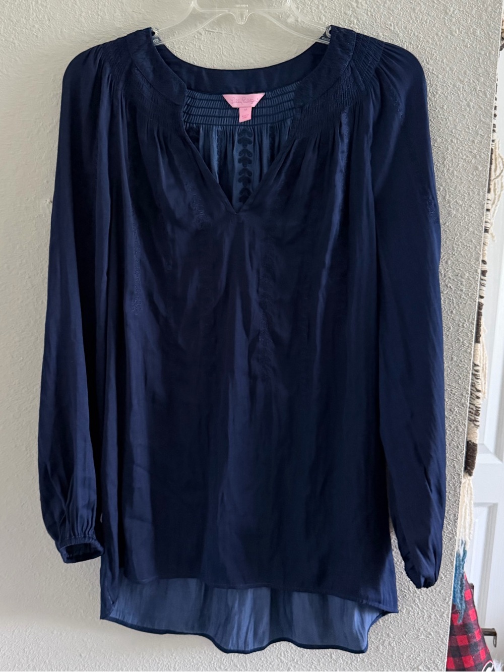 Navy Blue Lilly Pulitzer Tunic Top - Picture 1 of 9
